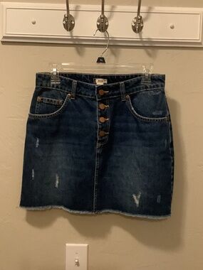 Roxy jean skirt